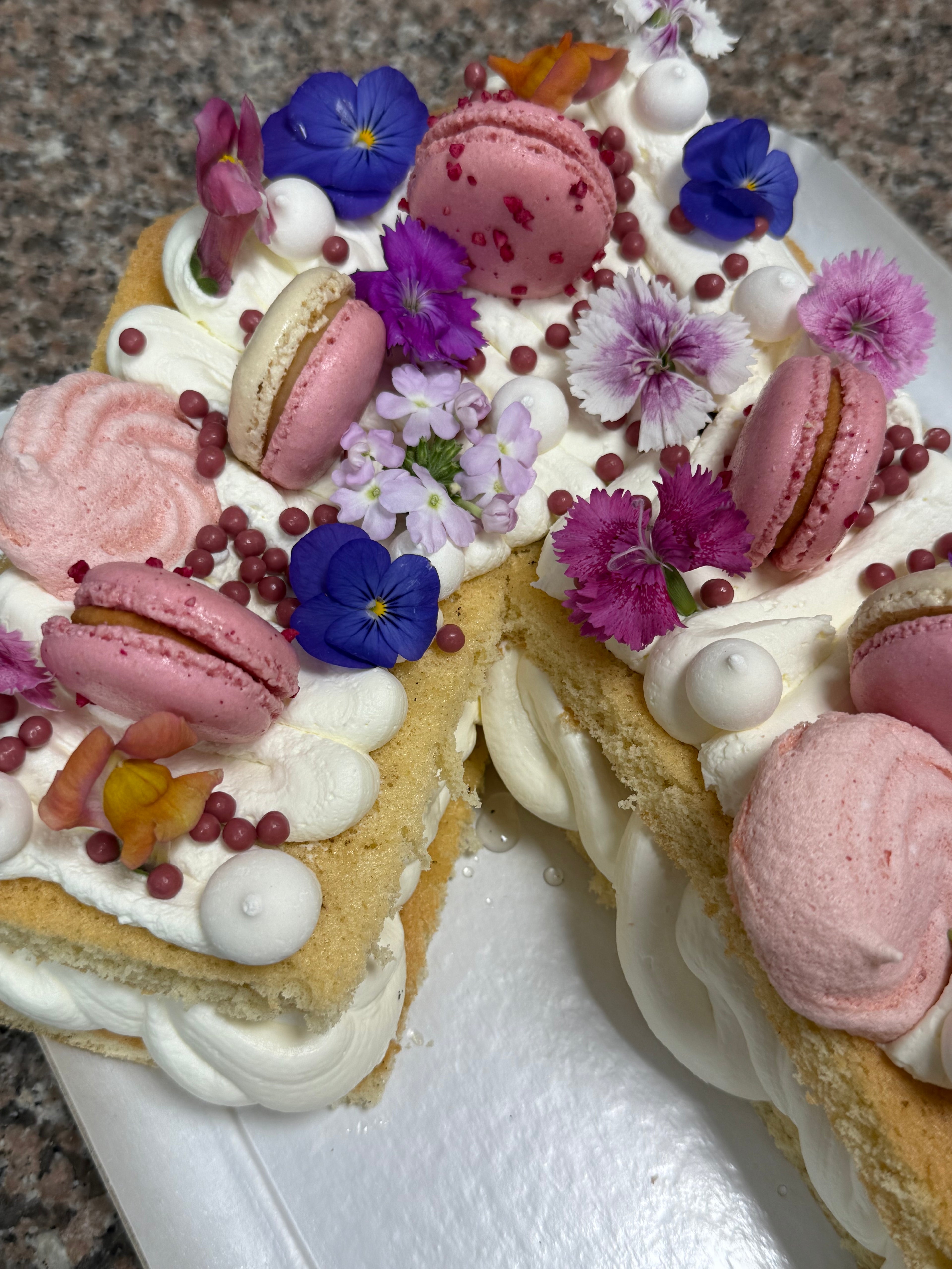 Number Cake Girly