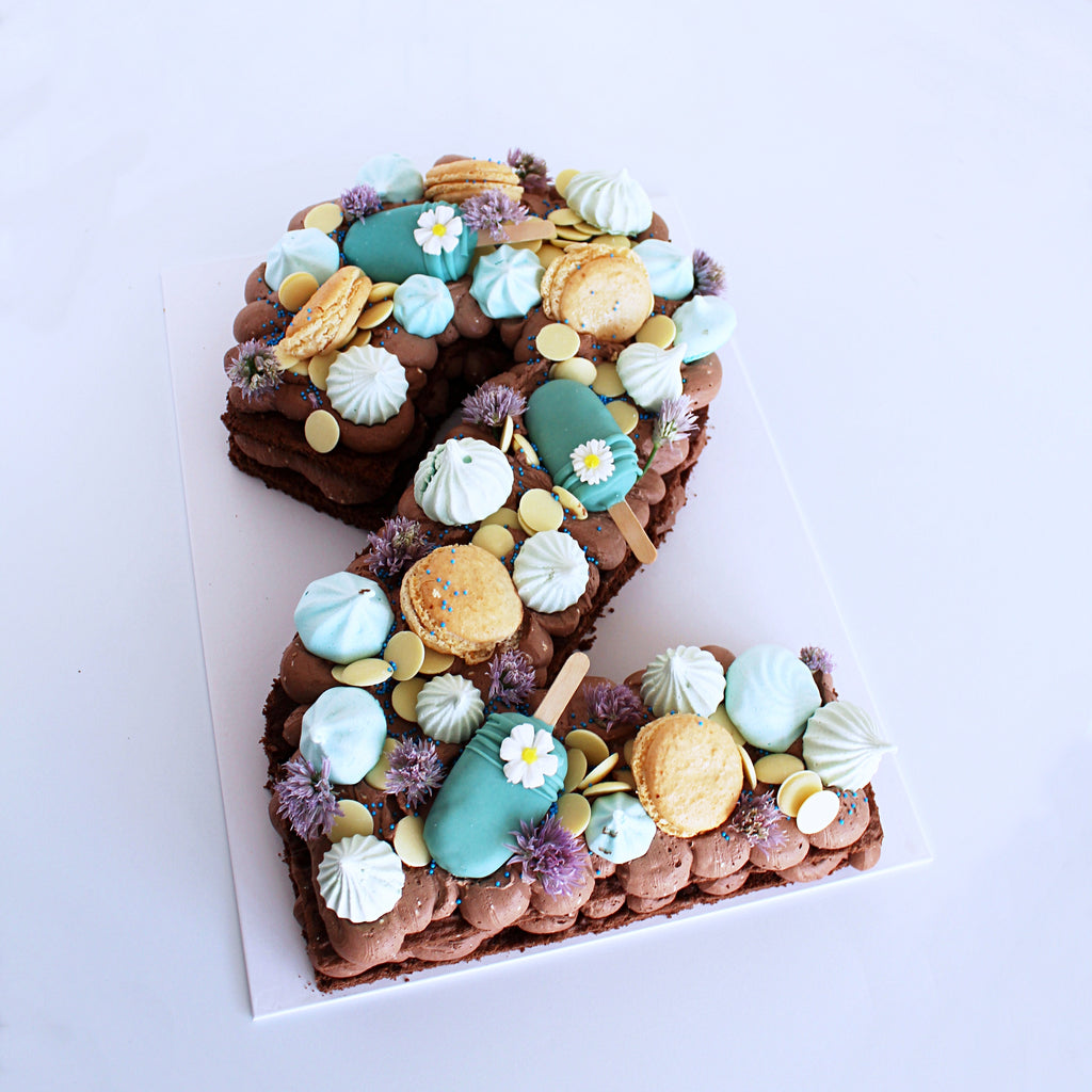 Number Cake Bleuté