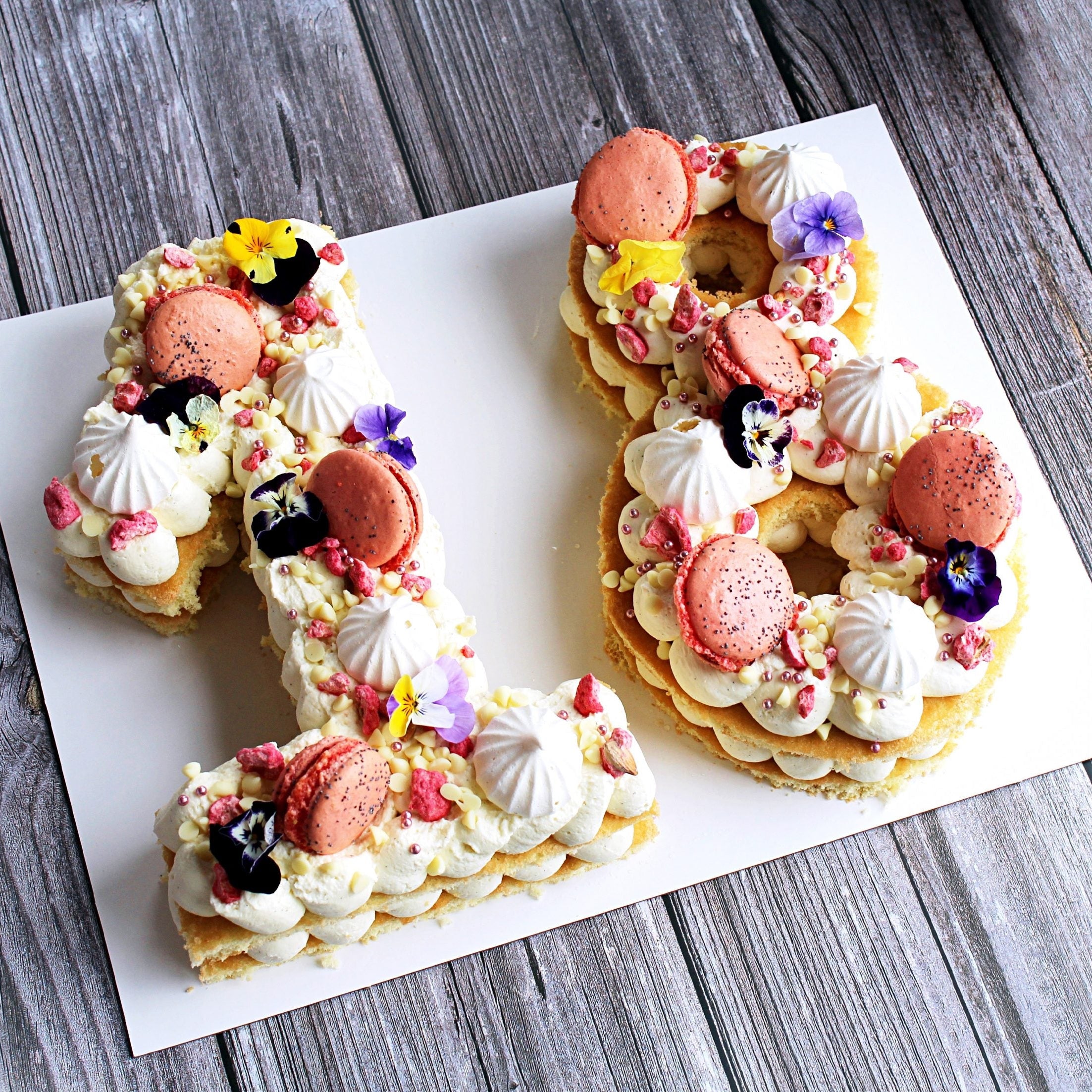 Number Cake Girly